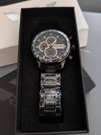 Cronografo "TOP GUN" – Orologio Uomo Sportivo Elegante