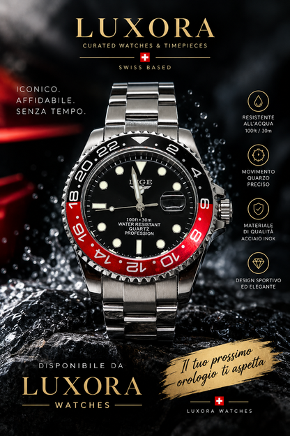 GMT 10045 Ghiera Rosso e Nera