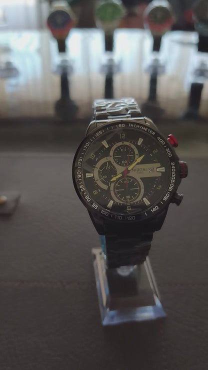 Cronografo "TOP GUN" – Orologio Uomo Sportivo Elegante